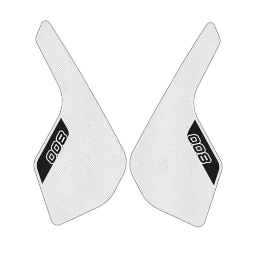 DYDGUTUFB Für Tiger 800 Poly XRX XRT XCX XCA XC 2015-2020 Motorrad Knie Protector Seite Tank Pads Motorrad-Tankpads(Weiss) von DYDGUTUFB