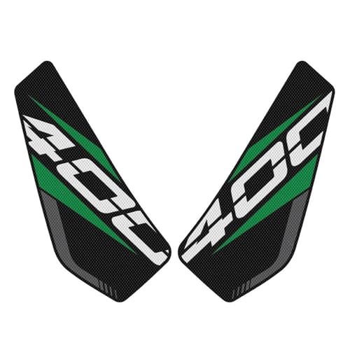 DYDGUTUFB Motorrad Tank Side Pad Anti-Rutsch-Griffschutz Für Ninja 400 2018 2019 2020 Motorrad-Tankpads(Black) von DYDGUTUFB