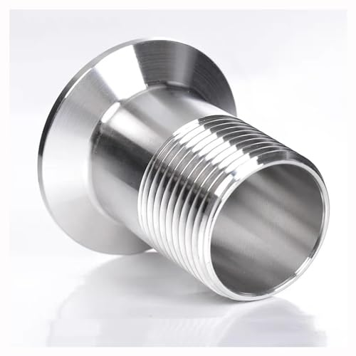 DN8 DN15 DN20 DN25 DN32 BSP Sanitär Edelstahl SS304 Tri Clamp Außengewinde Rohr Fitting Adapter(DN15 x Ferrule 40) von DYETEE