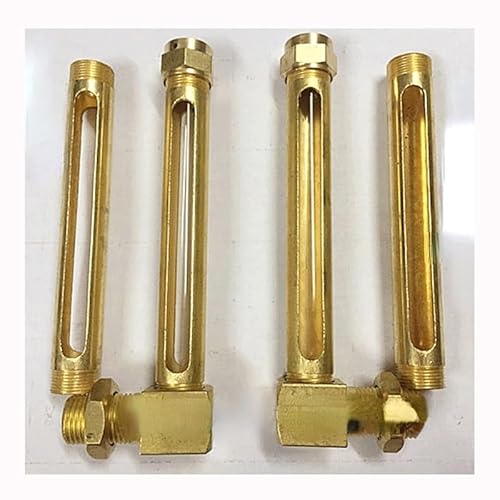 Oil Level Indicators, 1PC L-type Oil Level Indicator Tube-shaped Oil Standard for Valve Fittings Etc(Single slotted 200mm) von DYETEE