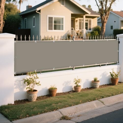 Sonnensegel mit Ösen Wasserdicht 90 x 290 cm Rechteckig Wasserdicht 98% UV Schutz Beschattungsnetz Sonnencreme inkl Befestigungsseile für Garten Terrasse Camping Outdoor, Khaki Sonnensegel mit Ösen Wasserdicht 90 x 290 cm Rechteckig Wasserdicht 98% UV Schutz Beschattungsnetz Sonnencreme inkl Befestigungsseile für Garten Terrasse Camping Outdoor, Khaki von DYINDUN
