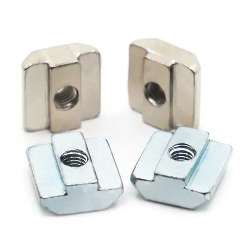 10 stücke Slot T-mutter Schiebe Mutter for 2020 3030 4040 4545 Profil Slot T Mutter Aluminium Profile Möbel Einfache Montage(2020-M4) von DYJLPP