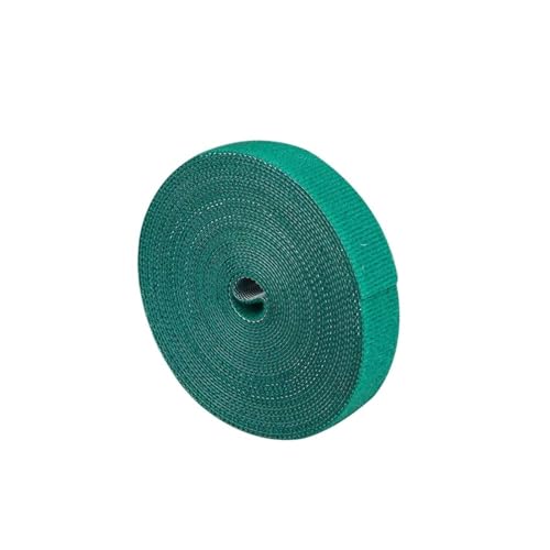 5,0 m Kabelbinder, wiederverwendbares Schleifenbündel, selbstklebender Verschluss, DIY-Zubehör, Nylonband, Organizer-Clip, Drahthalter-Management(Green,10mm) von DYJLPP