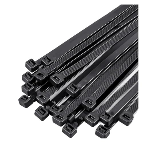 500/1000 Stück Kabelbinder aus Kunststoff und Nylon, selbstsichernde Kabelbinder, verstellbare Befestigungsschlaufe for Kabel im Homeoffice - Einfache Montage(1.8x200mm (1000pcs)) von DYJLPP