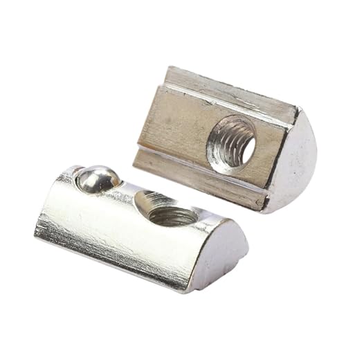 Gleitende T-Nutmuttern, mit Federkugeln beladene Einrollmuttern aus Kohlenstoffstahl for Aluminiumprofile der Serien 20, 30, 40 und 45 for 3D-Drucker Einfache Montage(30-M6-5pcs) von DYJLPP