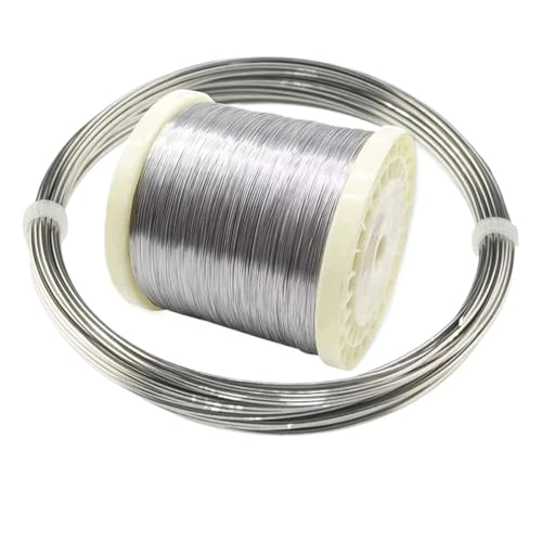 Hochbelastbar 1-100 Meter 304 Edelstahl Weichstahldraht Durchmesser 0,02-3 mm Einzelstrang Zurrdraht Weicheisendraht rostfrei(1.6mm X 5.0m) von DYJLPP