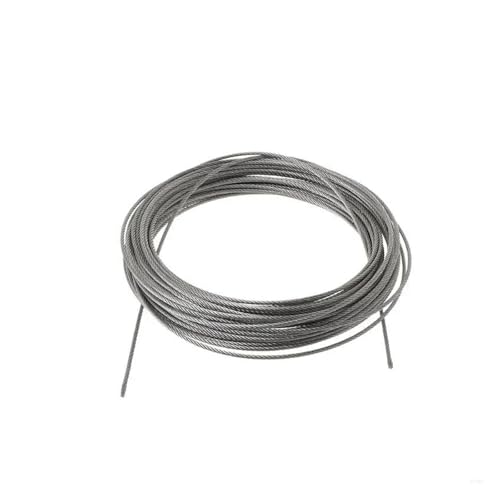Hochbelastbar Drahtseilkabel aus Edelstahl 304 for Deckgeländer-Handlauf-Sicherheitssystem im Innen- und Außenbereich, 10 Meter lang(3mm) von DYJLPP