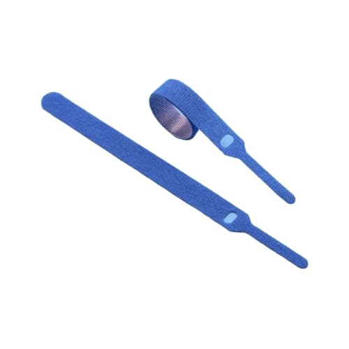 Lösbare Kabelbinder 150 200 300 Mm Kunststoffbefestigung Wiederverwendbare Kabelbinderbänder Nylonwickel Reißverschlussbündel Verbandbinder - Einfache Montage(Blue,200mm x 50pcs) von DYJLPP
