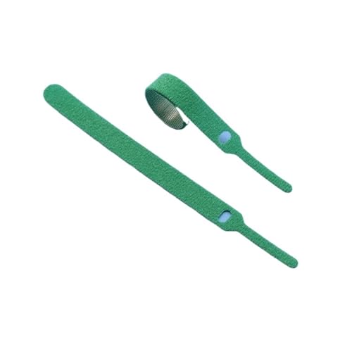 Lösbare Kabelbinder 150 200 300 Mm Kunststoffbefestigung Wiederverwendbare Kabelbinderbänder Nylonwickel Reißverschlussbündel Verbandbinder - Einfache Montage(Green,200mm x 200pcs) von DYJLPP