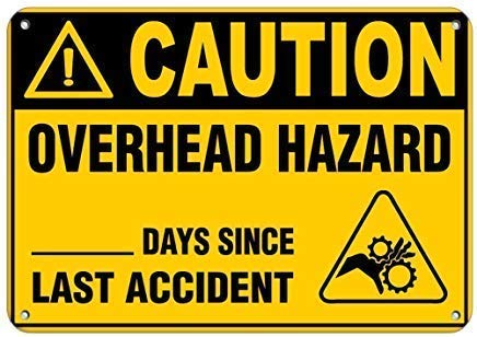 DYLAN MILLER Room Sign Anatolian Shepherd Dog Dog Caution Fun – Hinweisschild Warnschild 20,3 x 30,5 cm Blechschild für drinnen und draußen, TFA413 von DYLAN MILLER