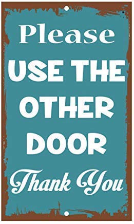 DYLAN MILLER "Use Handrail Hold Child Avoid Side Face Forward No Strollers"-Schild, Warnschild, 20,3 x 30,5 cm, Blechschild für drinnen und draußen, TFA469 von DYLAN MILLER