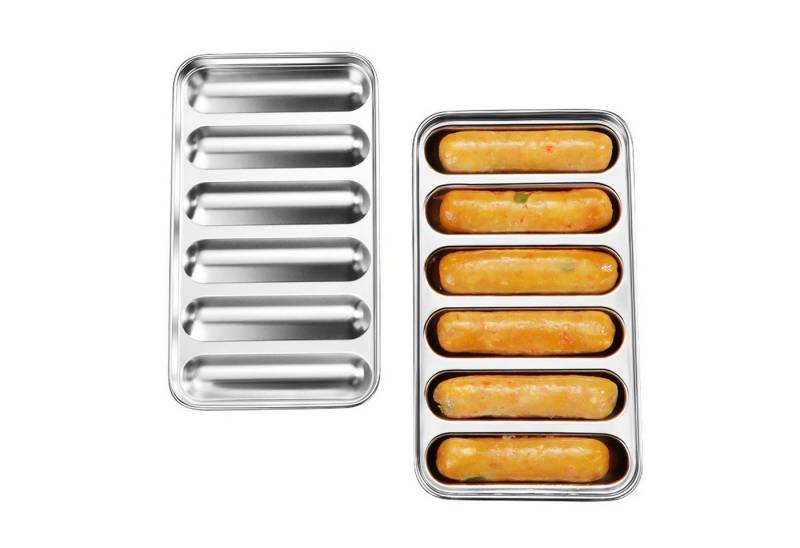 LAPAPRO Backform 2er-Pack Wurstformen aus Edelstahl, Wurstform aus Edelstahl 304 von LAPAPRO