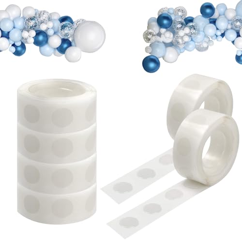 600 Stück Luftballon Klebepunkte, 3 Rollen Selbstklebend Ballon Kleber, Doppelseitig Transparent Entfernbar für Hochzeit 600 Stück Luftballon Klebepunkte, 3 Rollen Selbstklebend Ballon Kleber, Doppelseitig Transparent Entfernbar für Hochzeit von DYMHQ
