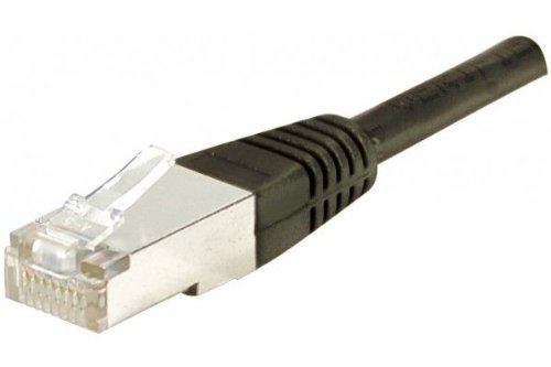 CONNECT 30 m Full Copper RJ45 Cat. 6 S/FTP Patch Cord – Schwarz von DYMO