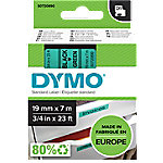 DYMO D1 45809 Schriftband Selbsthaftend Schwarz auf Grün 19 mm (B) x 7 m (L) von DYMO