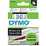 DYMO D1 45804 Schriftband 19 mm x 7 m Blau auf Weiß von DYMO