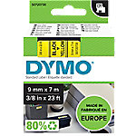 DYMO D1 Beschriftungsband Authentisch 40918 S0720730 Selbsthaftend Schwarz auf Gelb 9 mm x 7 m von DYMO