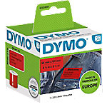 DYMO LW 2133399 Versandetiketten Selbsthaftend Schwarz auf Rot 54 mm (B) x 101 mm (L) 220 Etiketten von DYMO