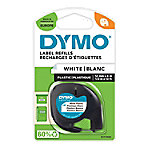 DYMO LT Beschriftungsband Authentisch 91221 S0721660 Selbsthaftend Schwarz auf Weiß 12 mm x 4 m von DYMO