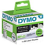 DYMO 1983172 Adressetiketten Authentisch Schwarz auf Weiß 89 x 36 mm 260 Etiketten von DYMO