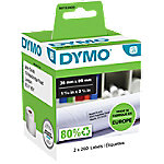 Dymo LW S0722400 / 99012 Authentic Große Adressetiketten Selbstklebend Weiß 36 x 89 mm 2 Rollen à 260 Etiketten von DYMO