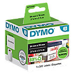 DYMO LW Etiketten Authentisch 99015 S0722440 Selbsthaftend Schwarz auf Weiß 54 x 70 mm 320 Etiketten von DYMO