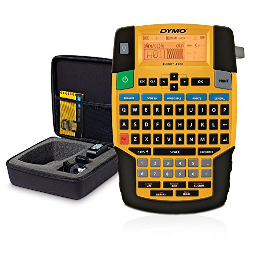 Dymo Rhino QWERTY Kit Fall – gelb von DYMO