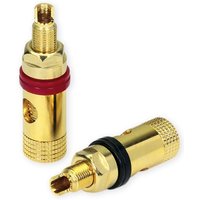 DYNAVOX Bananeneinbaubuchse PRO V, 2er-Set, vergoldet von DYNAVOX