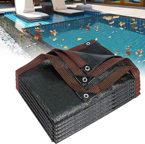 Feines Poolnetz, Laubnetze Für Eingelassene Pools, Rechteckige Poolnetzabdeckung, Die Abgestorbene Blätter Und Schmutz Blockiert (Size : 4x4m(13x13ft)) von DYNCDW