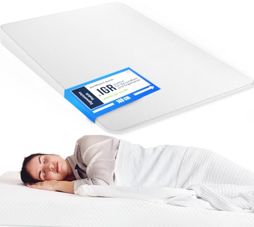 DYNMC you Keilkissen Bett für Bequemes Schlafen, 140cm - Premium Qualität, Oeko-TEX, Modernes Design - Fester Matratzenkeil mit Weichem Bezug - Schickes, weißes Lesekissen und Reflux Kissen von DYNMC you