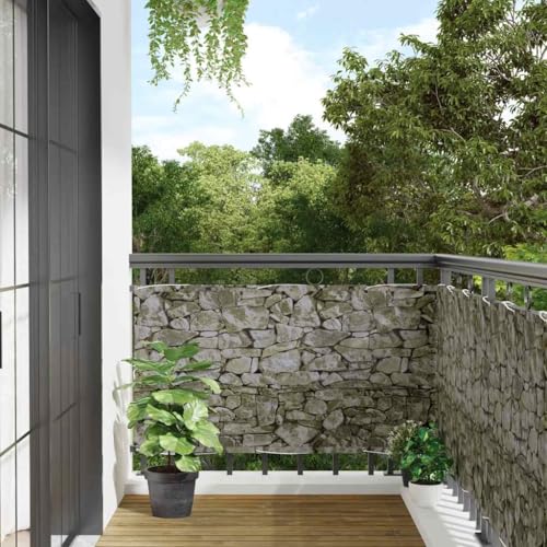 DYRJDJWIDHW 11-TLG. Garten-Sofagarnitur mit Kissen Grau Poly Rattangartenmöbel Set balkonmöbel Garten Lounge sitzlounge Outdoor wetterfestGeeignet für Gärten, Terrassen von DYRJDJWIDHW