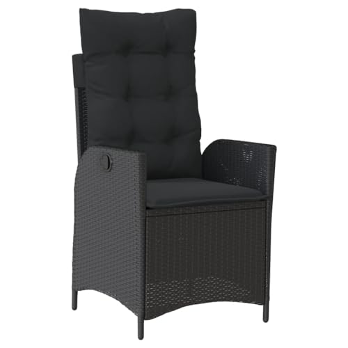 DYRJDJWIDHW 13-TLG. Garten-Essgruppe mit Kissen Braun Poly Rattangartenmöbel Set balkonmöbel gartenmöbel Garten loungeGeeignet für Gärten, Terrassen von DYRJDJWIDHW