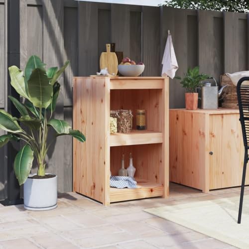 DYRJDJWIDHW 13-TLG. Garten-Lounge-Set mit Kissen Schwarz Massivholz Kiefergartenmöbel balkonmöbel gartenmöbel Set Garten loungeGeeignet für Gärten, Terrassen von DYRJDJWIDHW