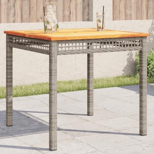 DYRJDJWIDHW 15-TLG. Garten-Essgruppe mit Kissen Beige Poly Rattangarten Lounge gartenmöbel Set Balkon Sofa gartenmöbelGeeignet für Gärten, Terrassen von DYRJDJWIDHW
