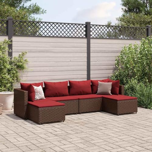 DYRJDJWIDHW 5-TLG. Garten-Essgruppe Klappbar Hellgrau Poly Rattan sitzlounge Outdoor wetterfest Garten Lounge gartenmöbel gartenmöbel setGeeignet für Gärten, Terrassen von DYRJDJWIDHW