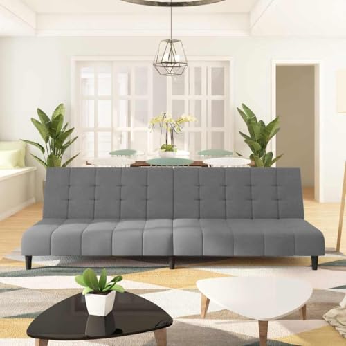 DYRJDJWIDHW 9-TLG. Garten-Essgruppe mit Kissen Grau Poly Rattangarten Lounge gartenmöbel Balkon Sofa gartenmöbel setGeeignet für Gärten, Terrassen von DYRJDJWIDHW