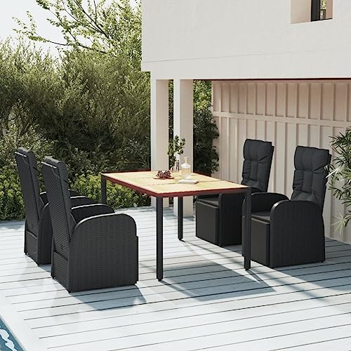 DYRJDJWIDHW 9-TLG. Garten-Essgruppe mit Kissen Grau Poly Rattangarten Lounge sitzlounge Outdoor wetterfest gartenmöbel Set balkonmöbelGeeignet für Gärten, Terrassen DYRJDJWIDHW 9-TLG. Garten-Essgruppe mit Kissen Grau Poly Rattangarten Lounge sitzlounge Outdoor wetterfest gartenmöbel Set balkonmöbelGeeignet für Gärten, Terrassen von DYRJDJWIDHW