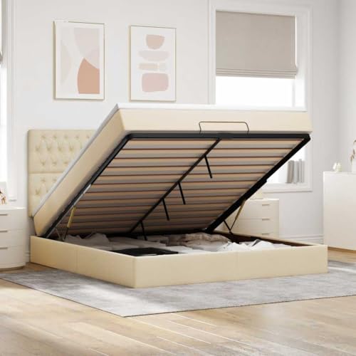 DYRJDJWIDHW Bed Bett futonbett bettgestellOttoman-Bett mit Matratze Schwarz 90x200 cm SamtGeeignet für Schlafzimmer von DYRJDJWIDHW
