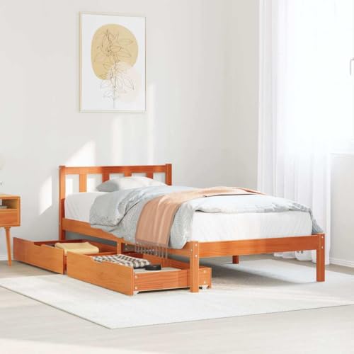 DYRJDJWIDHW Bed Bett futonbett bettrahmenBoxspringbett mit Matratze Dunkelgrün 140x200 cm SamtGeeignet für Schlafzimmer von DYRJDJWIDHW