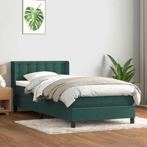 DYRJDJWIDHW Bed Frame Bed futonbett bettBoxspringbett mit Matratze Rosa 100x220 cm SamtGeeignet für Schlafzimmer DYRJDJWIDHW Bed Frame Bed futonbett bettBoxspringbett mit Matratze Rosa 100x220 cm SamtGeeignet für Schlafzimmer von DYRJDJWIDHW