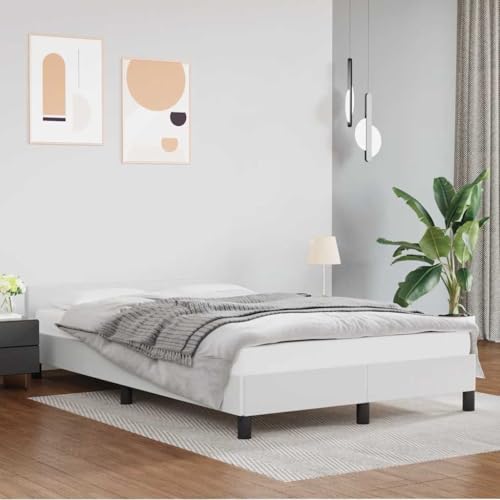 DYRJDJWIDHW Bed Frame Bed metallbett lattenrosteBettgestell ohne Matratze Dunkelblau 120x200 cm SamtGeeignet für Schlafzimmer von DYRJDJWIDHW