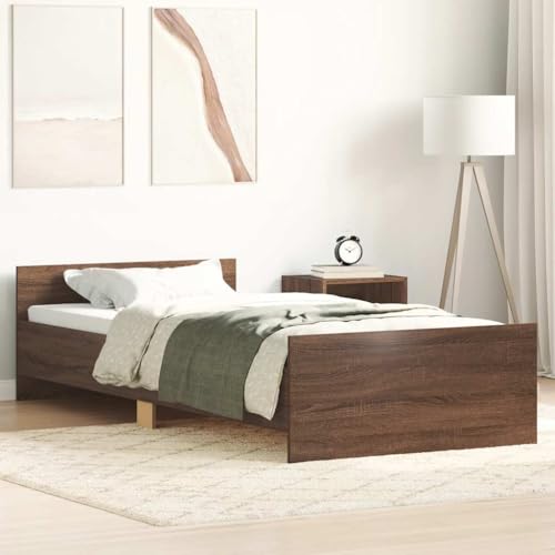 DYRJDJWIDHW Bed Frame Bett futonbett lattenrosteBettgestell mit Kopfteil Metall Schwarz 80x200 cmGeeignet für Schlafzimmer von DYRJDJWIDHW