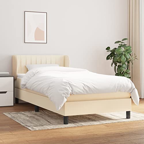 DYRJDJWIDHW Bed Frame betten Bett bettgestellBoxspringbett mit Matratze Taupe 90x190 cm StoffGeeignet für Schlafzimmer DYRJDJWIDHW Bed Frame betten Bett bettgestellBoxspringbett mit Matratze Taupe 90x190 cm StoffGeeignet für Schlafzimmer von DYRJDJWIDHW