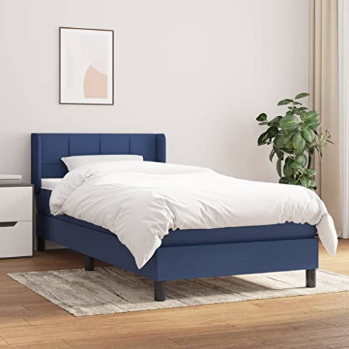 DYRJDJWIDHW Bed Frame bettgestell futonbett metallbettBoxspringbett mit Matratze Schwarz 140x200 cm StoffGeeignet für Schlafzimmer DYRJDJWIDHW Bed Frame bettgestell futonbett metallbettBoxspringbett mit Matratze Schwarz 140x200 cm StoffGeeignet für Schlafzimmer von DYRJDJWIDHW