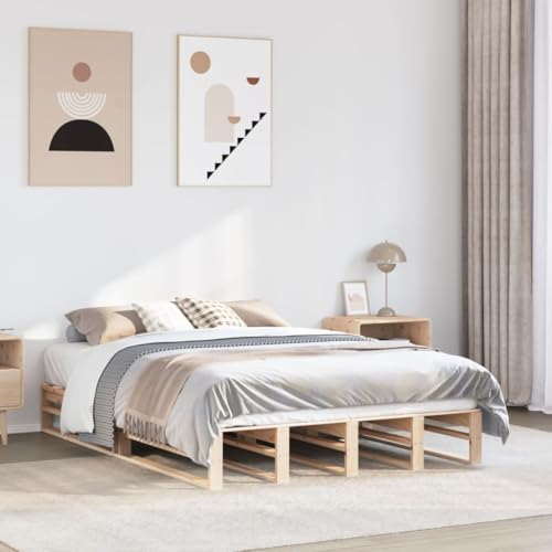 DYRJDJWIDHW Bed Frame bettrahmen futonbett kopfteil bettBoxspringbett mit Matratze Blau 120x200 cm StoffGeeignet für Schlafzimmer von DYRJDJWIDHW