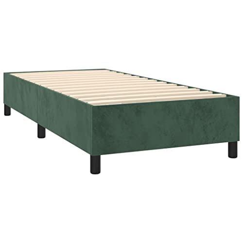 DYRJDJWIDHW Bed Frame futonbett bettgestell bedBoxspringbett mit Matratze Creme 90x190 cm StoffGeeignet für Schlafzimmer von DYRJDJWIDHW