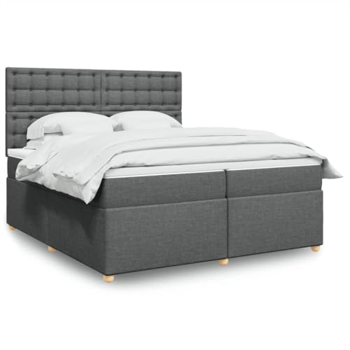DYRJDJWIDHW Bed Frame futonbett bettgestell lattenrosteBoxspringbett mit Matratze Dunkelgrün 90x200 cm SamtGeeignet für Schlafzimmer von DYRJDJWIDHW
