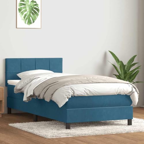 DYRJDJWIDHW Bed Frame futonbett bettrahmen bettenBoxspringbett mit Matratze Rosa 120x220 cm SamtGeeignet für Schlafzimmer von DYRJDJWIDHW