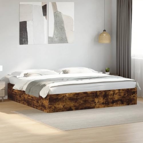 DYRJDJWIDHW Bed Frame futonbett metallbett bettrahmenBettgestell Betongrau 135x190 cm HolzwerkstoffGeeignet für Schlafzimmer DYRJDJWIDHW Bed Frame futonbett metallbett bettrahmenBettgestell Betongrau 135x190 cm HolzwerkstoffGeeignet für Schlafzimmer von DYRJDJWIDHW