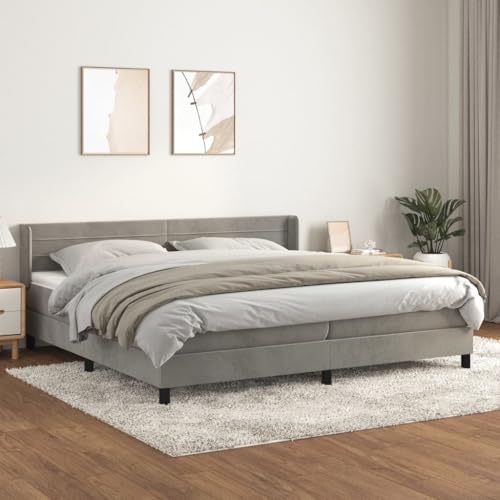 DYRJDJWIDHW Bed Frame kopfteil Bett futonbett bedBoxspringbett mit Matratze & LED Weiß 140x200 cm KunstlederGeeignet für Schlafzimmer DYRJDJWIDHW Bed Frame kopfteil Bett futonbett bedBoxspringbett mit Matratze & LED Weiß 140x200 cm KunstlederGeeignet für Schlafzimmer von DYRJDJWIDHW